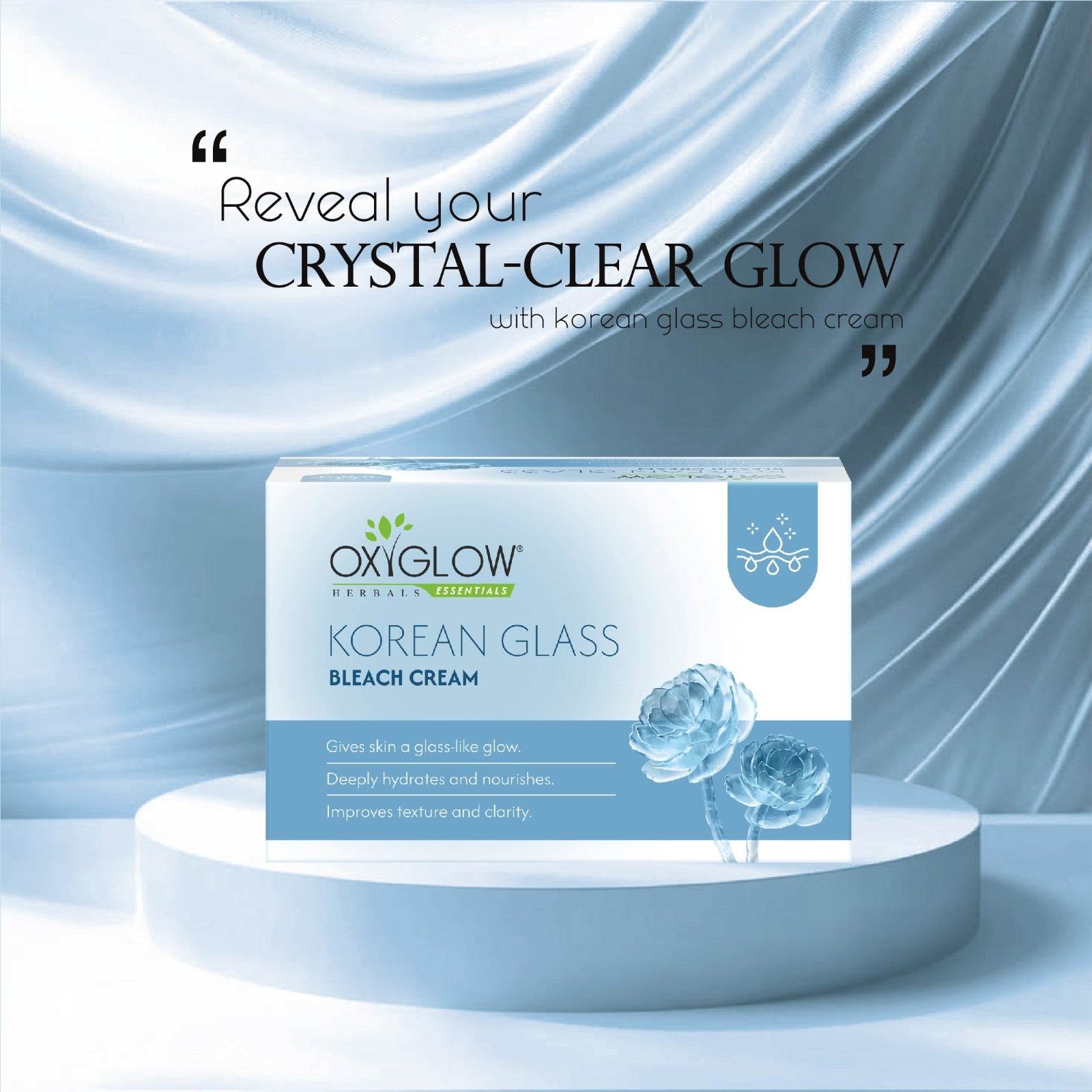 OxyGlow Korean Glass Bleach Cream 300gm - Image 3