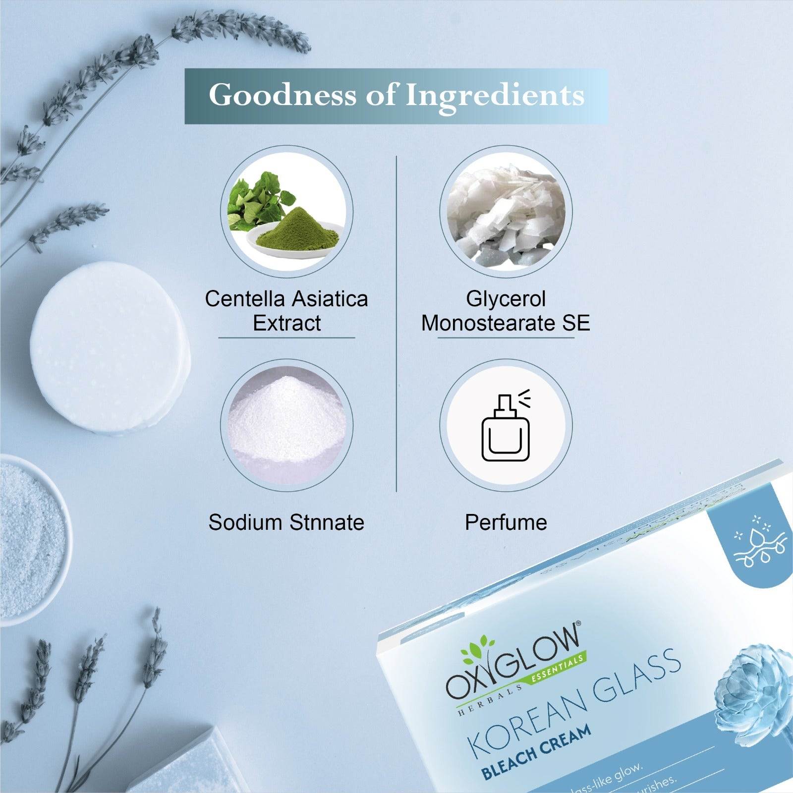 OxyGlow Korean Glass Bleach Cream 300gm - Image 4
