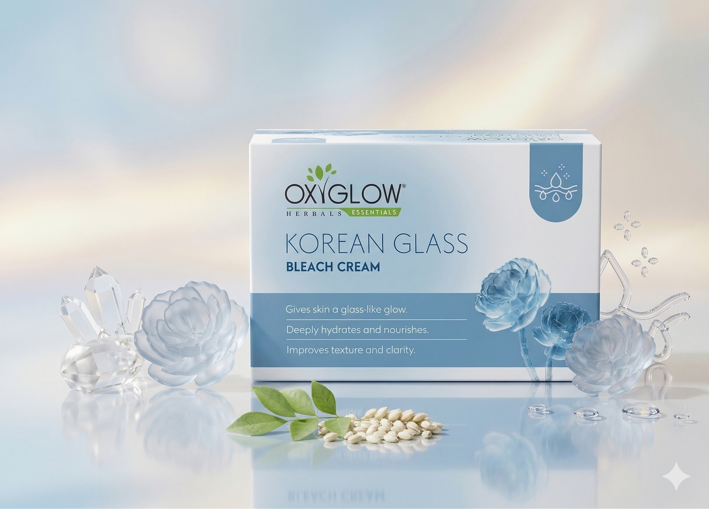 OxyGlow Korean Glass Bleach Cream 300gm